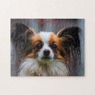 Papillon-Hund. Puzzle