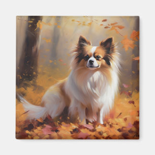 Papillon im Herbst Leaves Fall Inspiriert Magnet