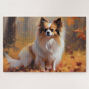 Papillon im Herbst Leaves Fall Inspiriert Puzzle