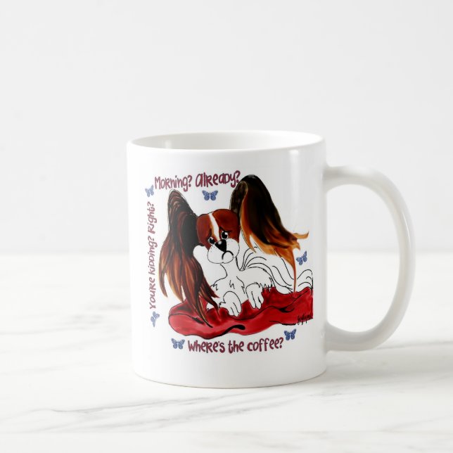 Papillon Kaffee-Tasse Tasse (Rechts)