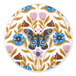 Papillon Kaleidoskop Keramikknauf