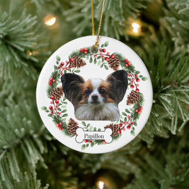 Papillon Keramik Ornament (Baum)