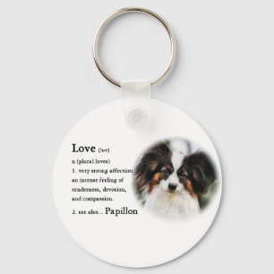 Papillon Kunst-Geschenke Schlüsselanhänger