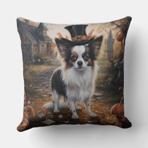Papillon-Kürbisse Halloween Gruselig Kissen