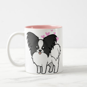 Papillon Liebe Zweifarbige Tasse