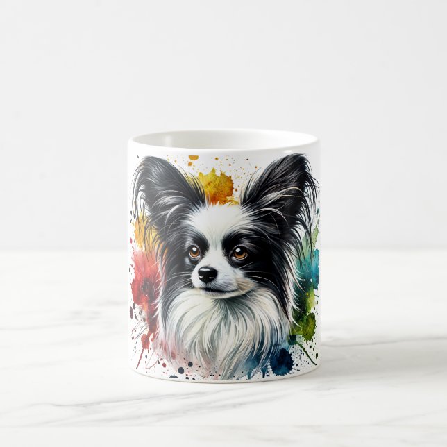 🐾 Papillon Liebhaber, Diese Tasse ist für Sie! 🐾 (Mittel)