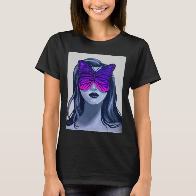 Papillon Long T-Shirt (Vorderseite)