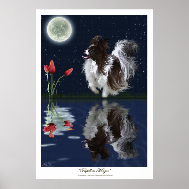 "PAPILLON MAGIC" Art Print or Poster (Vorne)