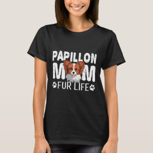 Papillon Mama für lebenslange Hunde T-Shirt