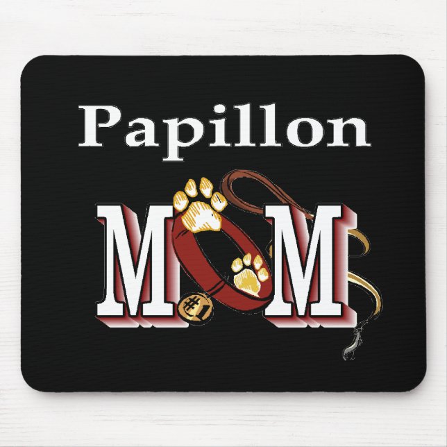 Papillon MAMA Geschenke Mousepad (Vorne)