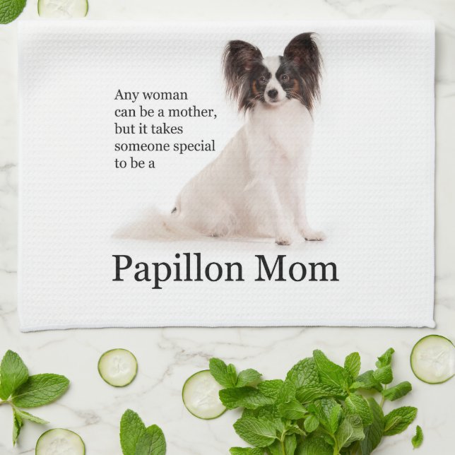 Papillon Mama-Küchen-Tuch Geschirrtuch (Gefaltet)