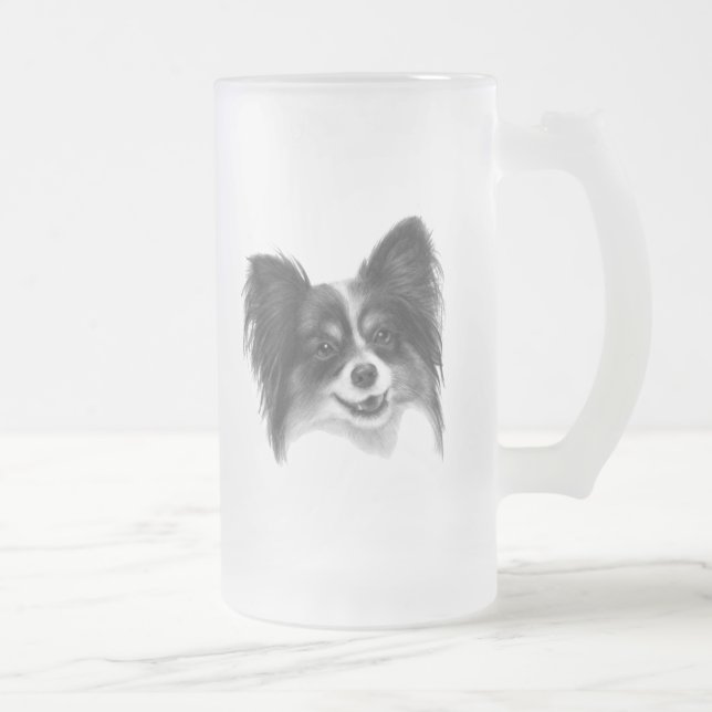 Papillon Mattglas Bierglas (Rechts)
