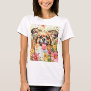 Papillon-Mutter-T-Shirt – Wasserfarbe T-Shirt
