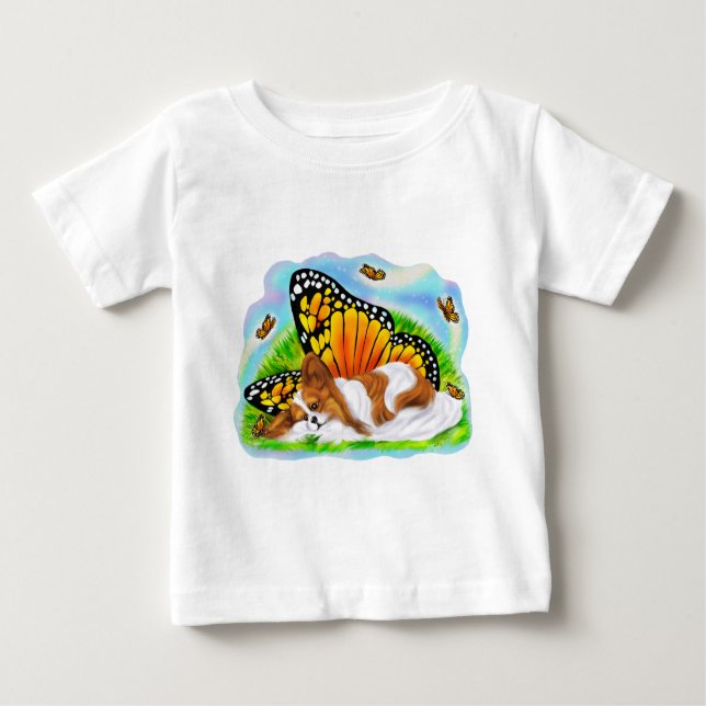 Papillon Mystical Monarch Baby T-shirt (Vorderseite)