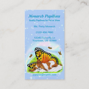 Papillon Mystical Monarch Business Cards Visitenkarte