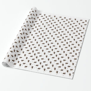 Papillon (Phalene) Geschichtsdesign Geschenkpapier
