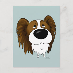 Papillon Postcard Postkarte
