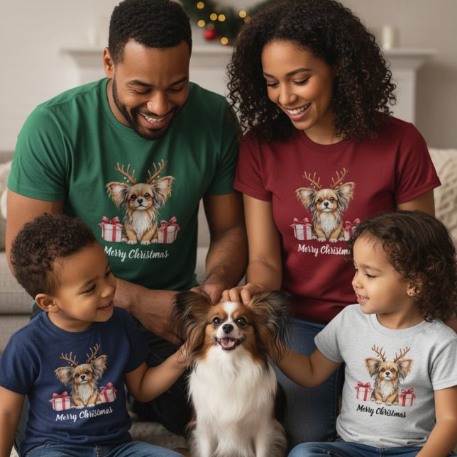Papillon-Rentier T-Shirt (Von Creator hochgeladen)