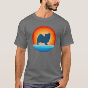 Papillon Retro Vintag Sunset Continental Toy Span T-Shirt