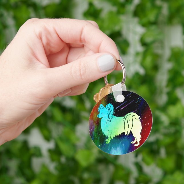 Papillon Schlüsselanhänger (Hand)