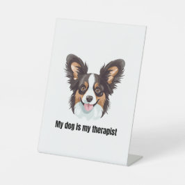 Papillon Sockelschild