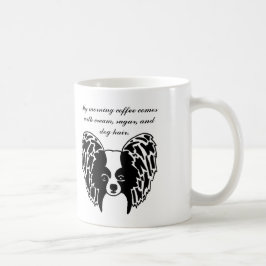 Papillon stellen Tasse gegenüber