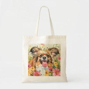 Papillon-Tasche – Wasserfarben-Kunst Tragetasche