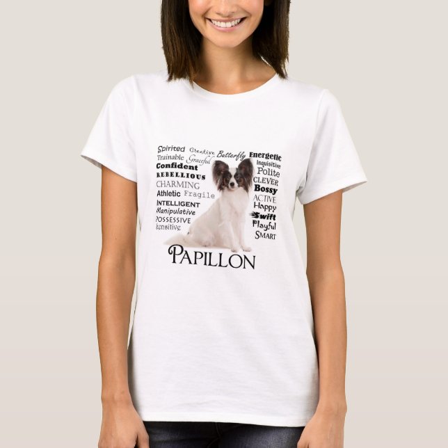 Papillon Traits T - Shirt (Vorderseite)