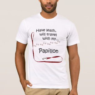 Papillon Travel Leash T-Shirt