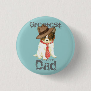Papillon Vater Button