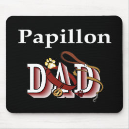 Papillon Vater Gifts Mousepad
