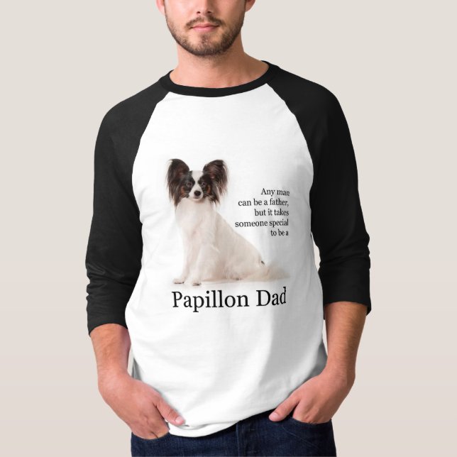 Papillon Vater T - Shirt (Vorderseite)