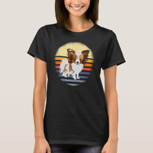Papillon Vintag Funny Papillon Owner Dog Lover T-Shirt