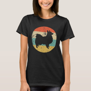 Papillon Vintag Retro Papillon Dog T-Shirt