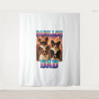 Papillon Wandteppich