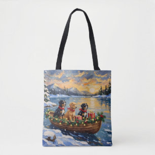 Papillon Weihnachtsboot-Feiertag