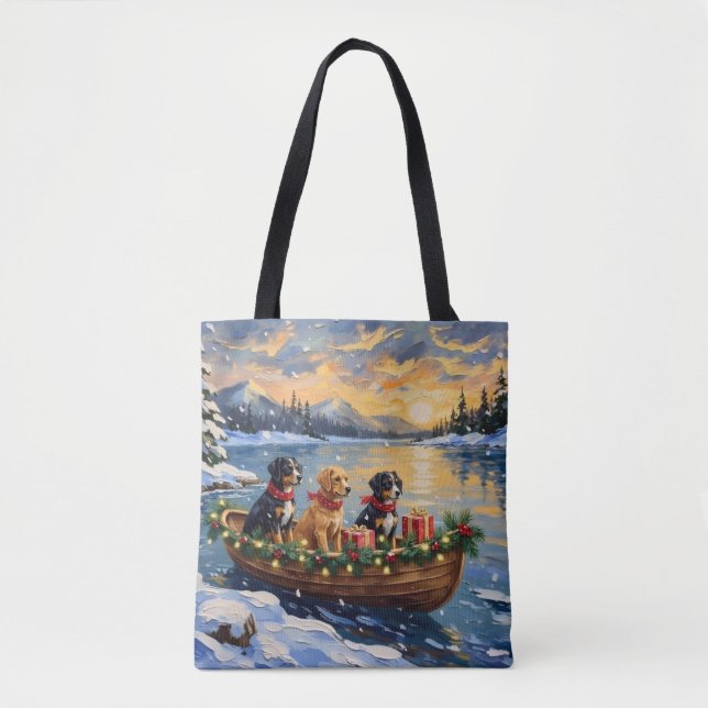Papillon Weihnachtsboot-Feiertag (Vorderseite)
