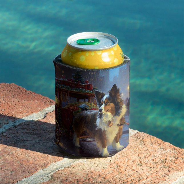 Papillon Weihnachtsfeiertag Dosenkühler (In Situ Pool)