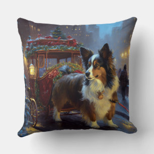 Papillon Weihnachtsfest Saison Kissen