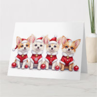 Papillon-Weihnachtskleid Santa-Hut