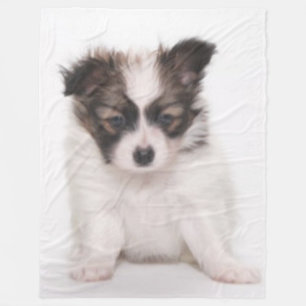 PAPILLON WELPE FLEECEDECKE