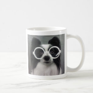 Papillon Welpe Tasse