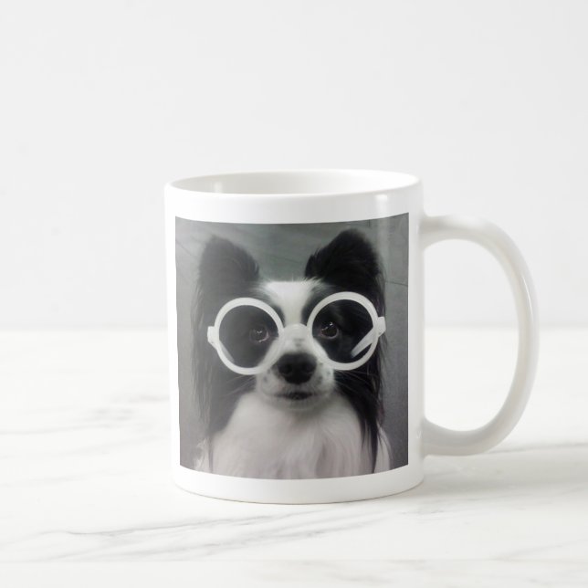 Papillon Welpe Tasse (Rechts)