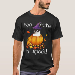 Papillon zu Niedlich, um Halloween-Hundeschild zu T-Shirt