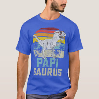 Papisaurus T Rex Dinosaur Papi Saurus Familienmatt T-Shirt