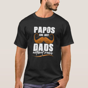 Papo Grandpa Regeln Großvater Vatertag Premium T-Shirt