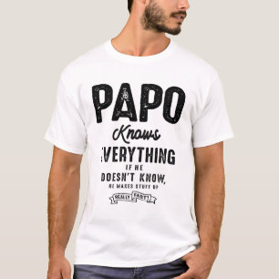 Papo weiß alles - Vatertag T-Shirt