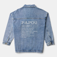 Papou Definition Großvater Vatertagsgeschenke - Mä