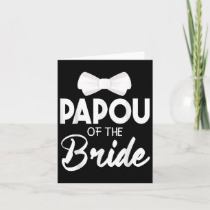 Papou der Brauerei glückliche Hochzeit Verheiratet Karte