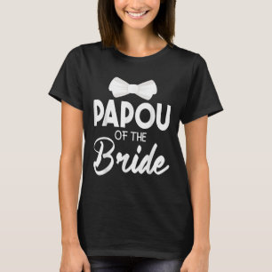 Papou der Brauerei glückliche Hochzeit Verheiratet T-Shirt